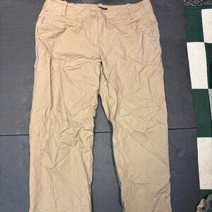 Talbots Petite Women’s Straight-Leg Khaki Pants – Size 8P, Classic Fit